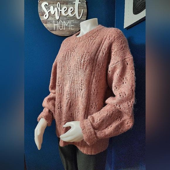 Joie Revolve Lihui Wool Alpaca Sweater in Tulip - Picture 7 of 8
